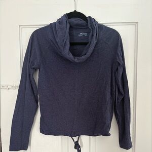 Columbia Gray Cowl Neck Sweater